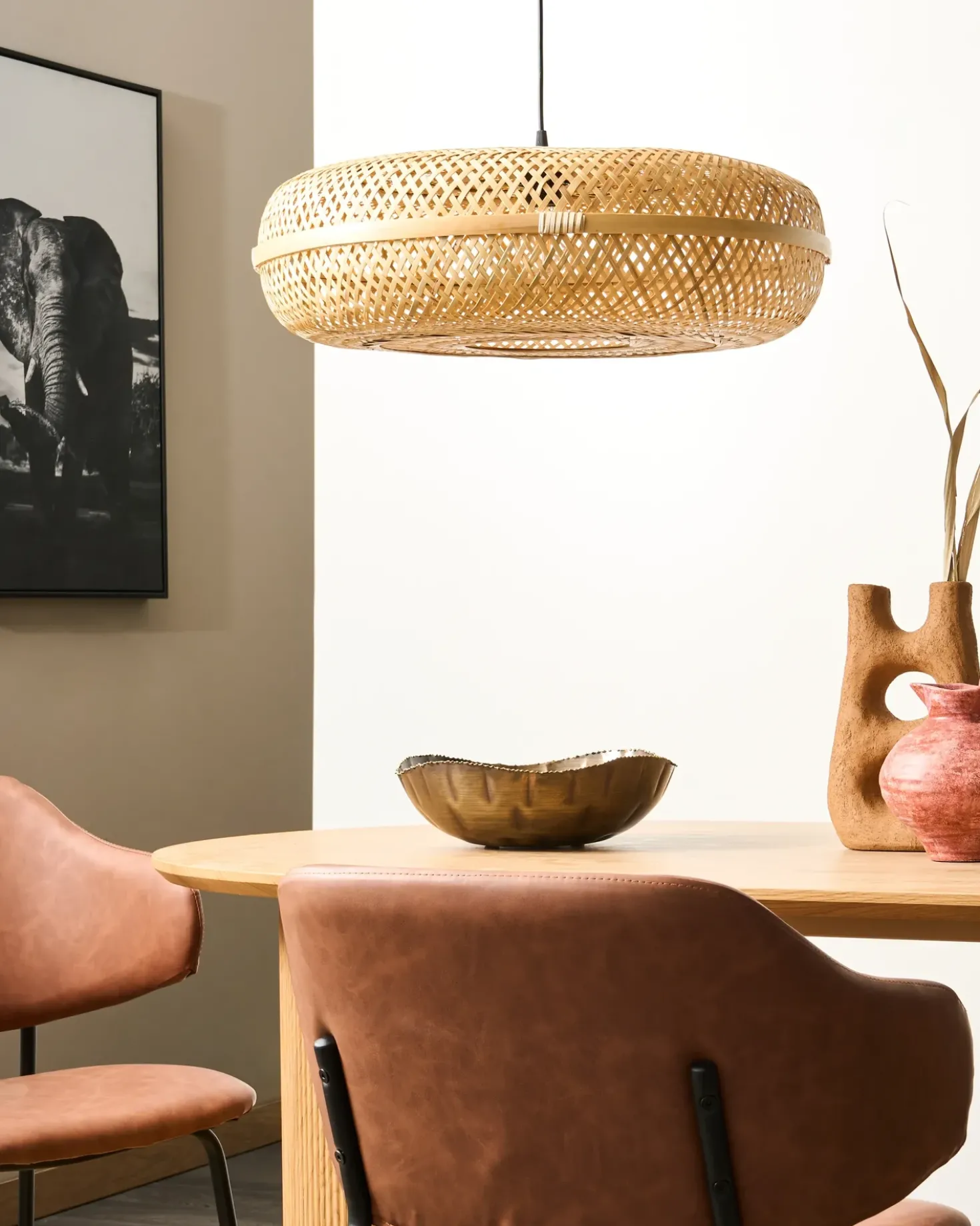 Lampadario LAJAS Bambù Naturale