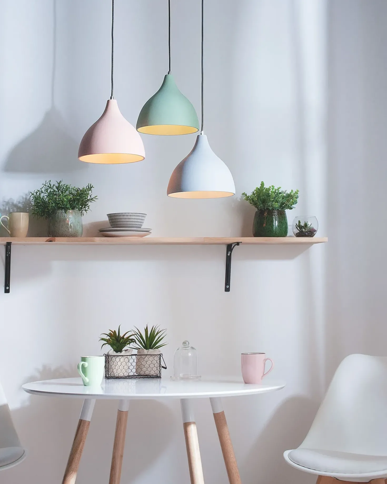Lampadario LAMBRO Cemento Verde chiaro