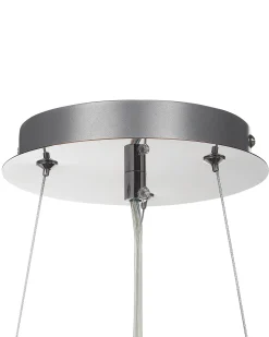 Lampadario LAMEIRA Vetro Argento