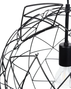 Lampadario LEMME Metallo Nero