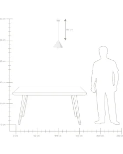 Lampadario LEYRE Metallo Bianco