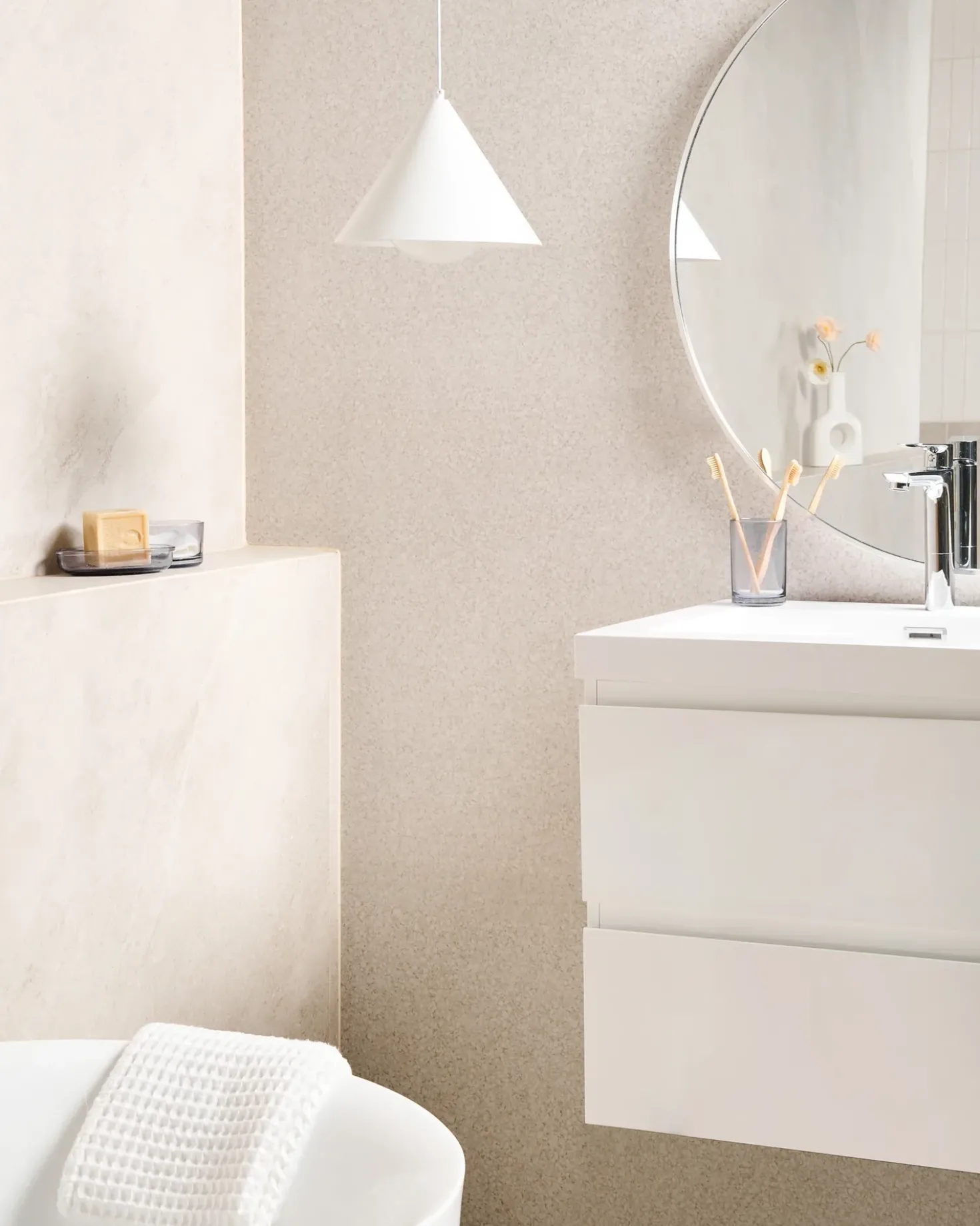 Lampadario LEYRE Metallo Bianco