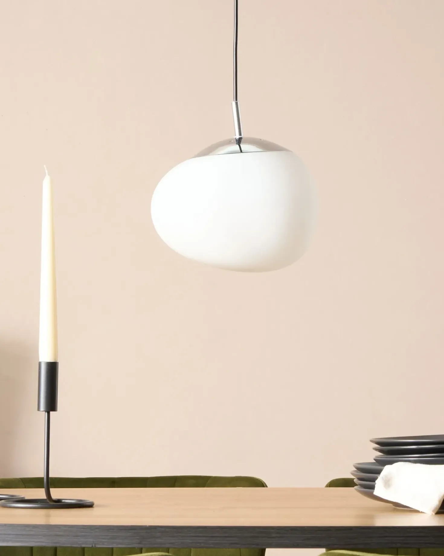 Lampadario LIFFEL Vetro Bianco