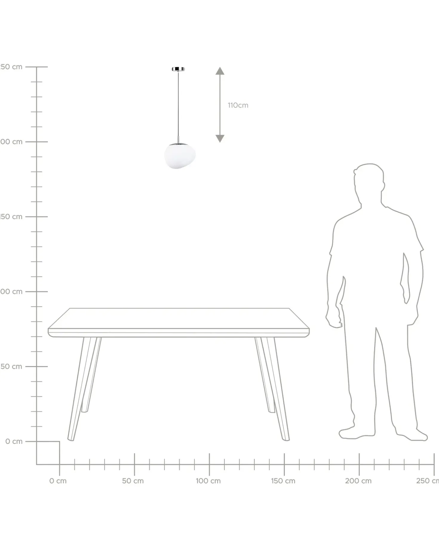 Lampadario LIFFEL Vetro Bianco