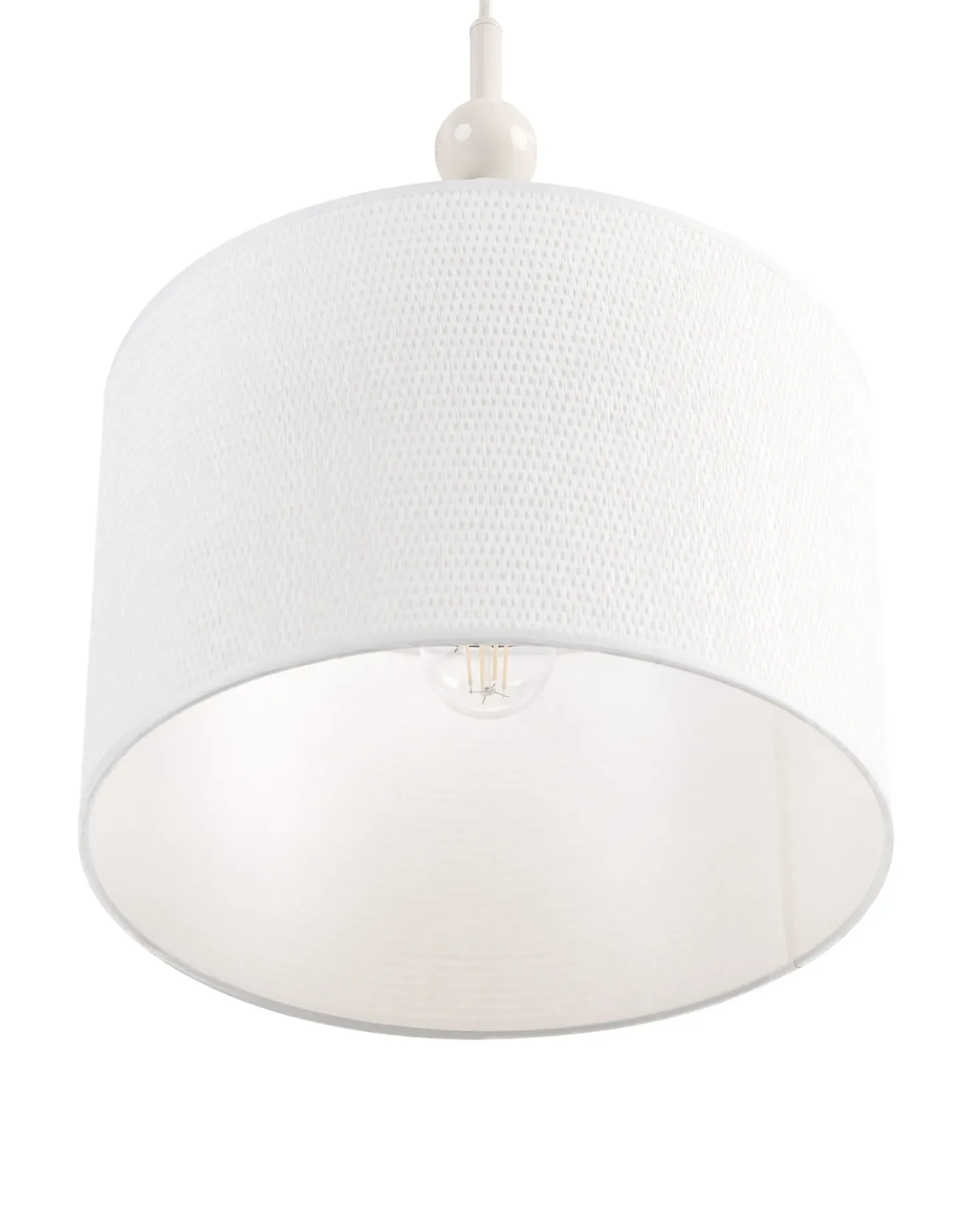 Lampadario LOKY Metallo Bianco