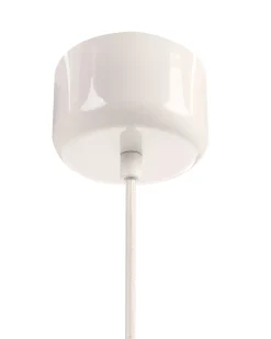 Lampadario LOKY Metallo Bianco/Beige