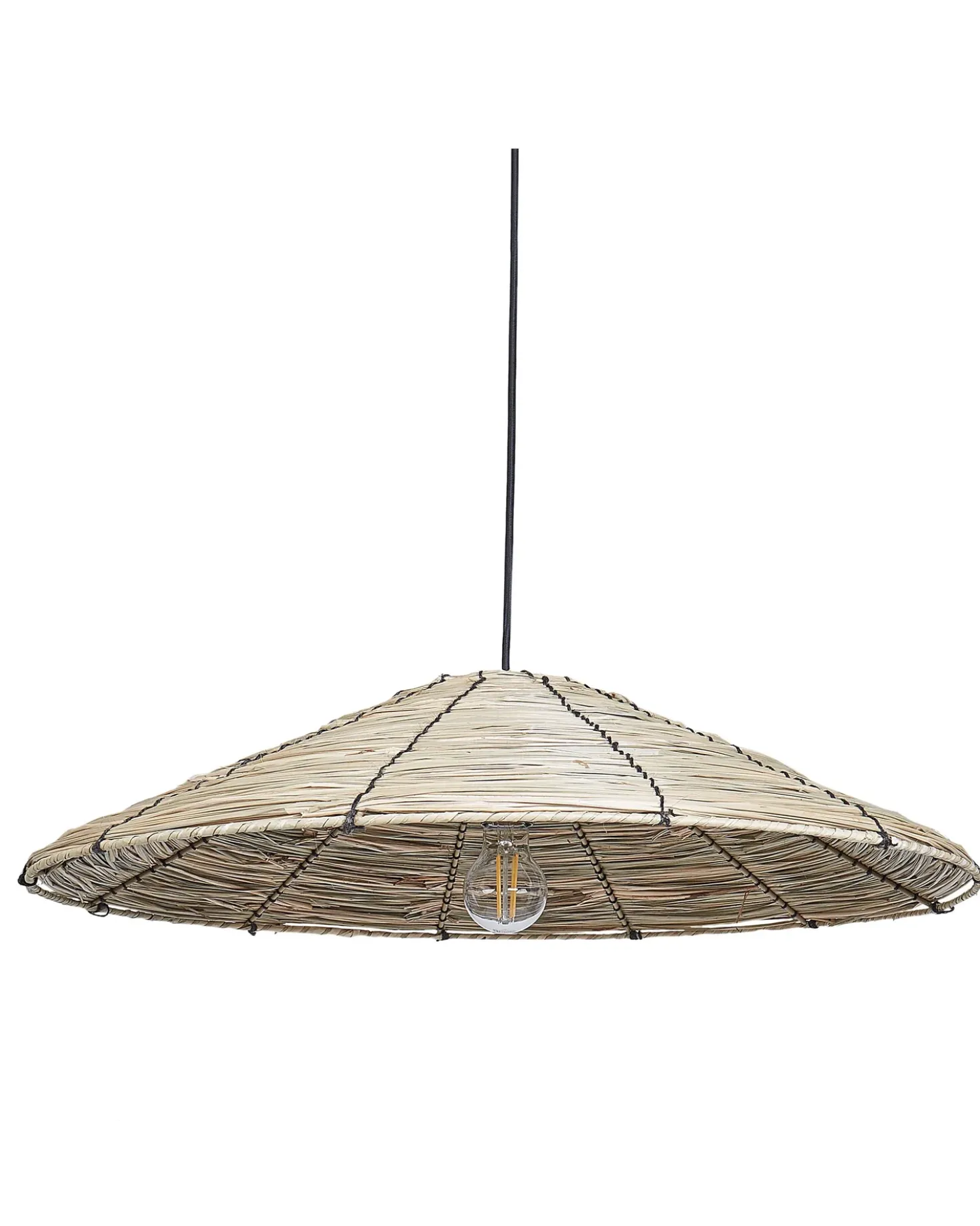 Lampadario LUAGAN Vimini Naturale