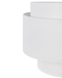Lampadario LUKAGO Lino Bianco sporco