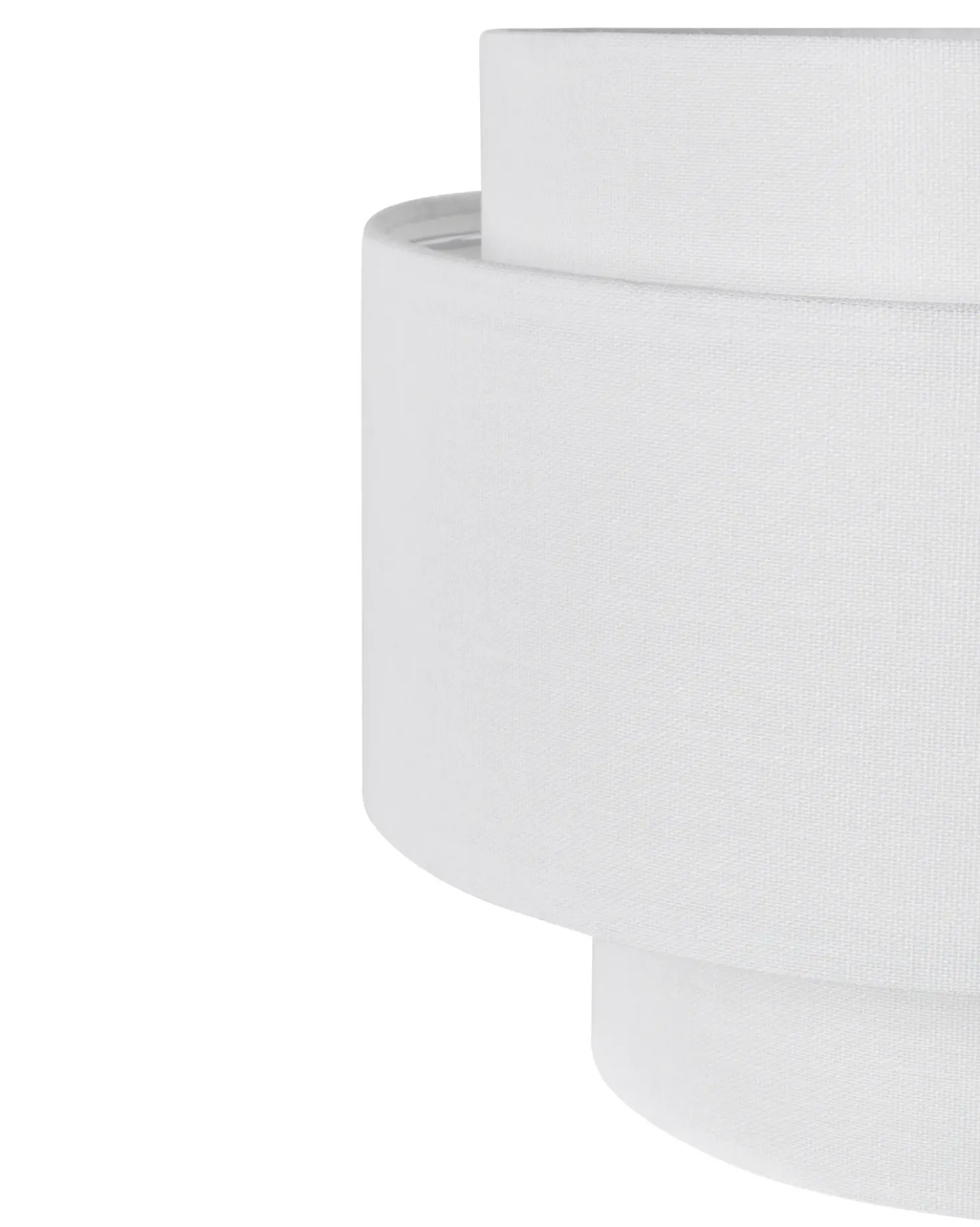 Lampadario LUKAGO Lino Bianco sporco