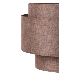 Lampadario LUKAGO Lino Marrone