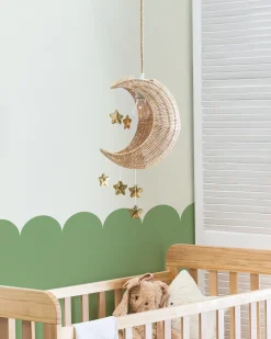 Lampadario Luna ORCHON Rattan Naturale