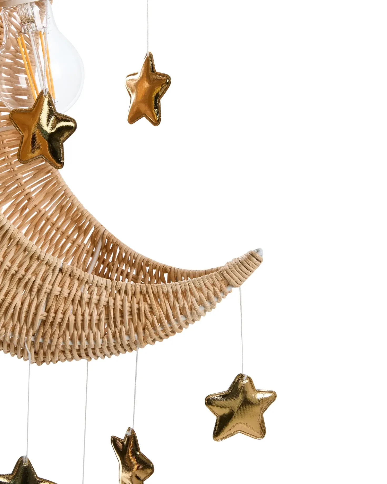 Lampadario Luna ORCHON Rattan Naturale