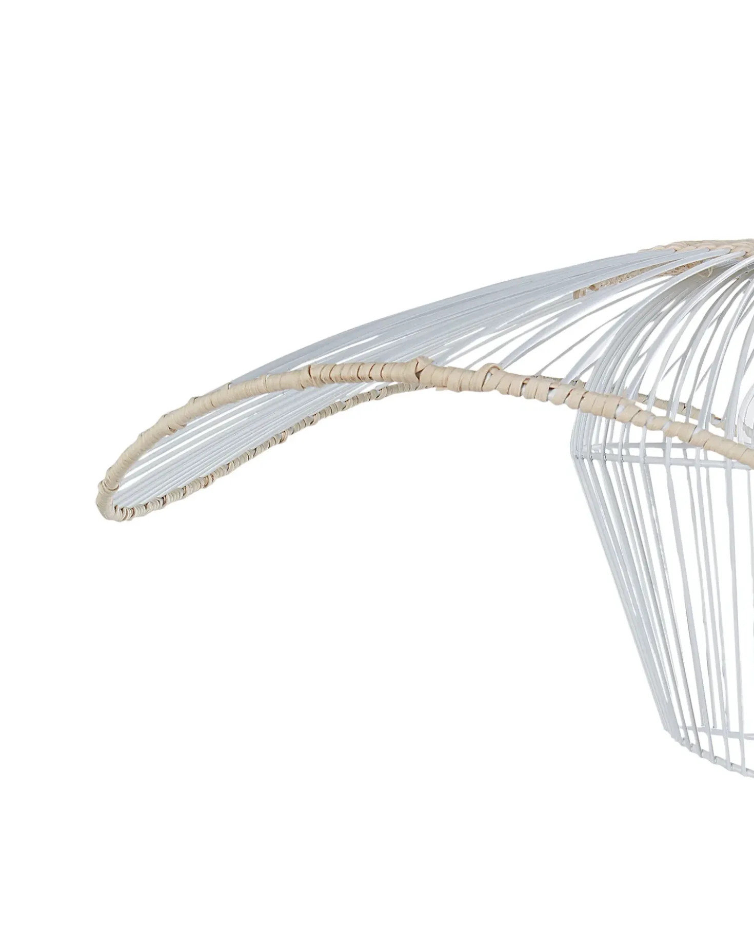 Lampadario LUNGA Metallo Bianco