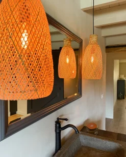 Lampadario LWELA Bambù Naturale