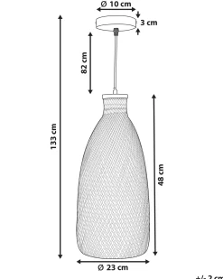 Lampadario LWELA Bambù Naturale