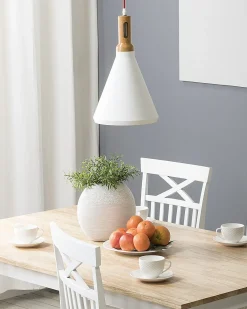 Lampadario MACKENZIE Metallo Bianco