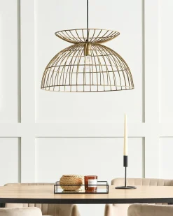 Lampadario MAHANADI Metallo Ottone