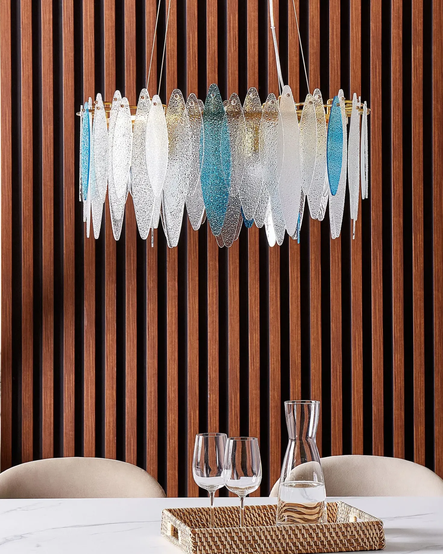 Lampadario MALACCA Vetro Multicolore