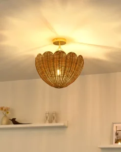 Lampadario MANDEKAL Rattan Naturale