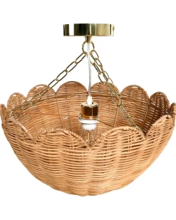 Lampadario MANDEKAL Rattan Naturale