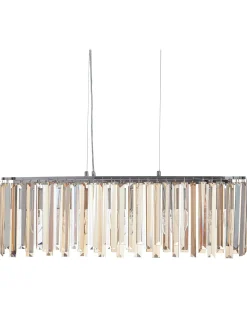 Lampadario MANDEO Vetro Argento