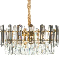 Lampadario MANTARO Vetro Oro