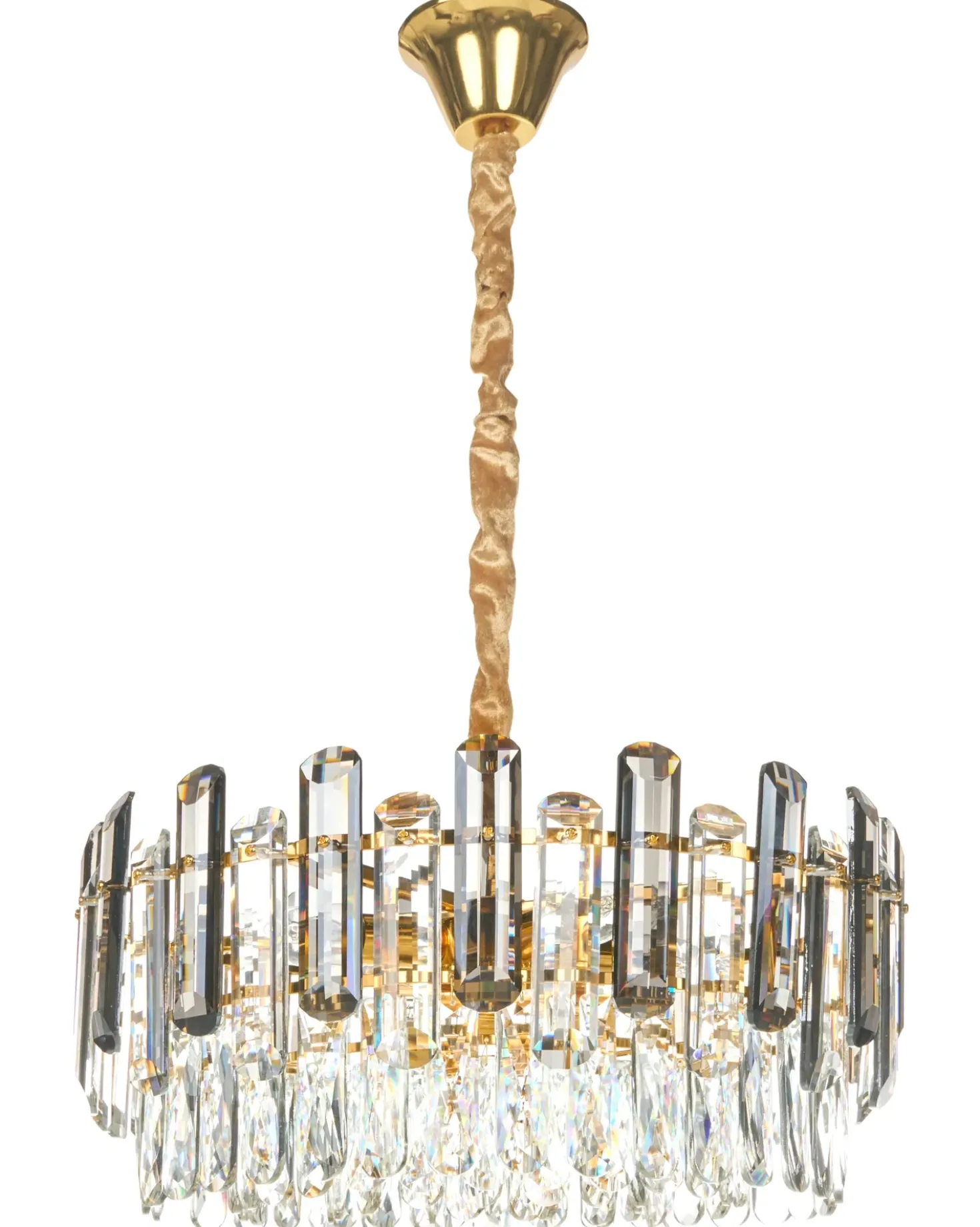 Lampadario MANTARO Vetro Oro