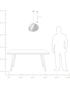 Lampadario MAQUINE Finta seta Bianco