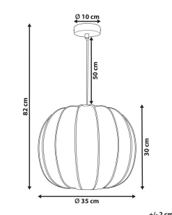 Lampadario MARIETA Bianco