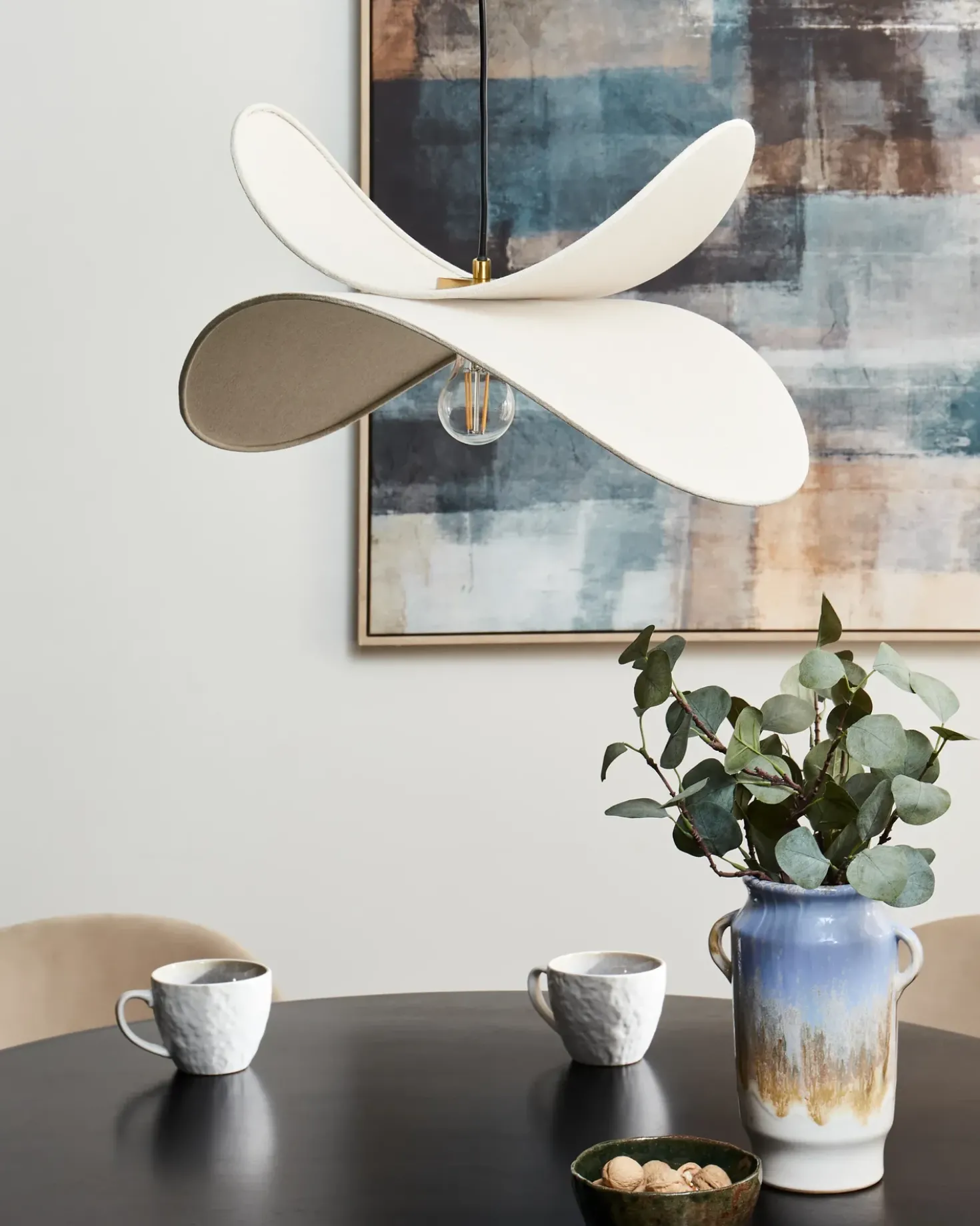 Lampadario MASCOTA Lino Beige