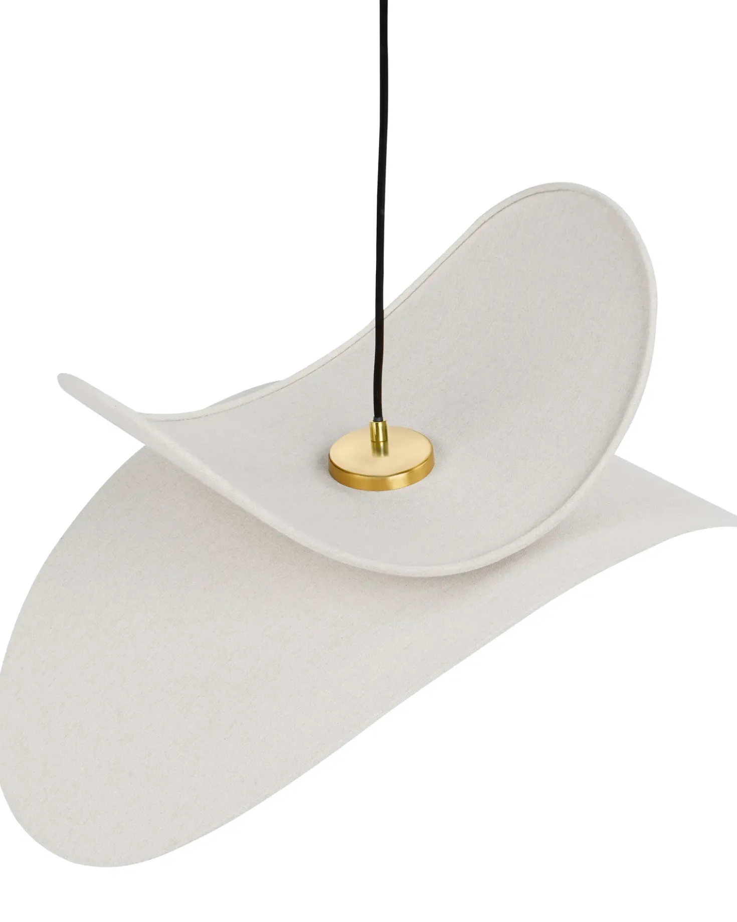 Lampadario MASCOTA Lino Grigio chiaro