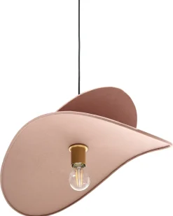 Lampadario MASCOTA Lino Marrone chiaro