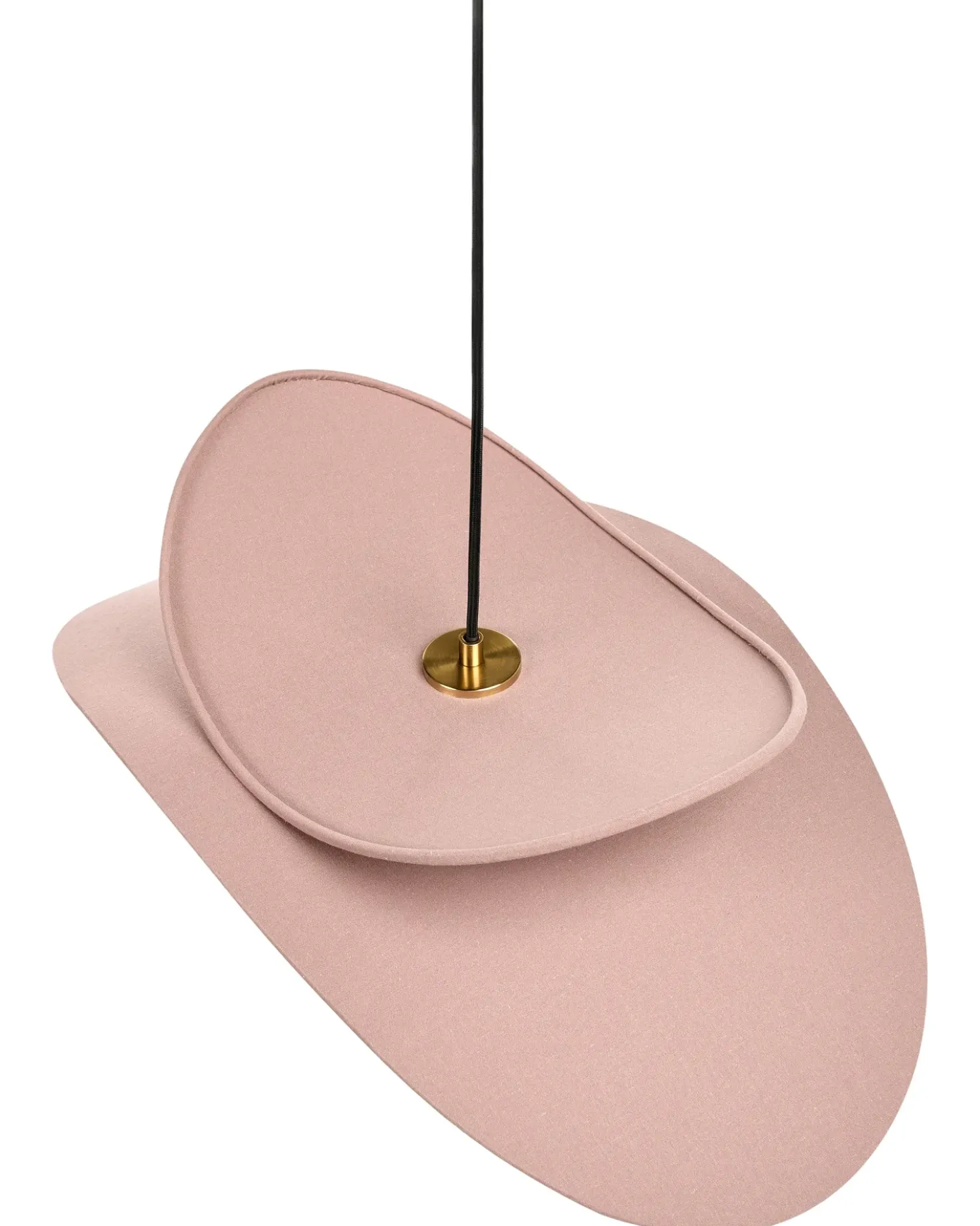 Lampadario MASCOTA Lino Marrone chiaro