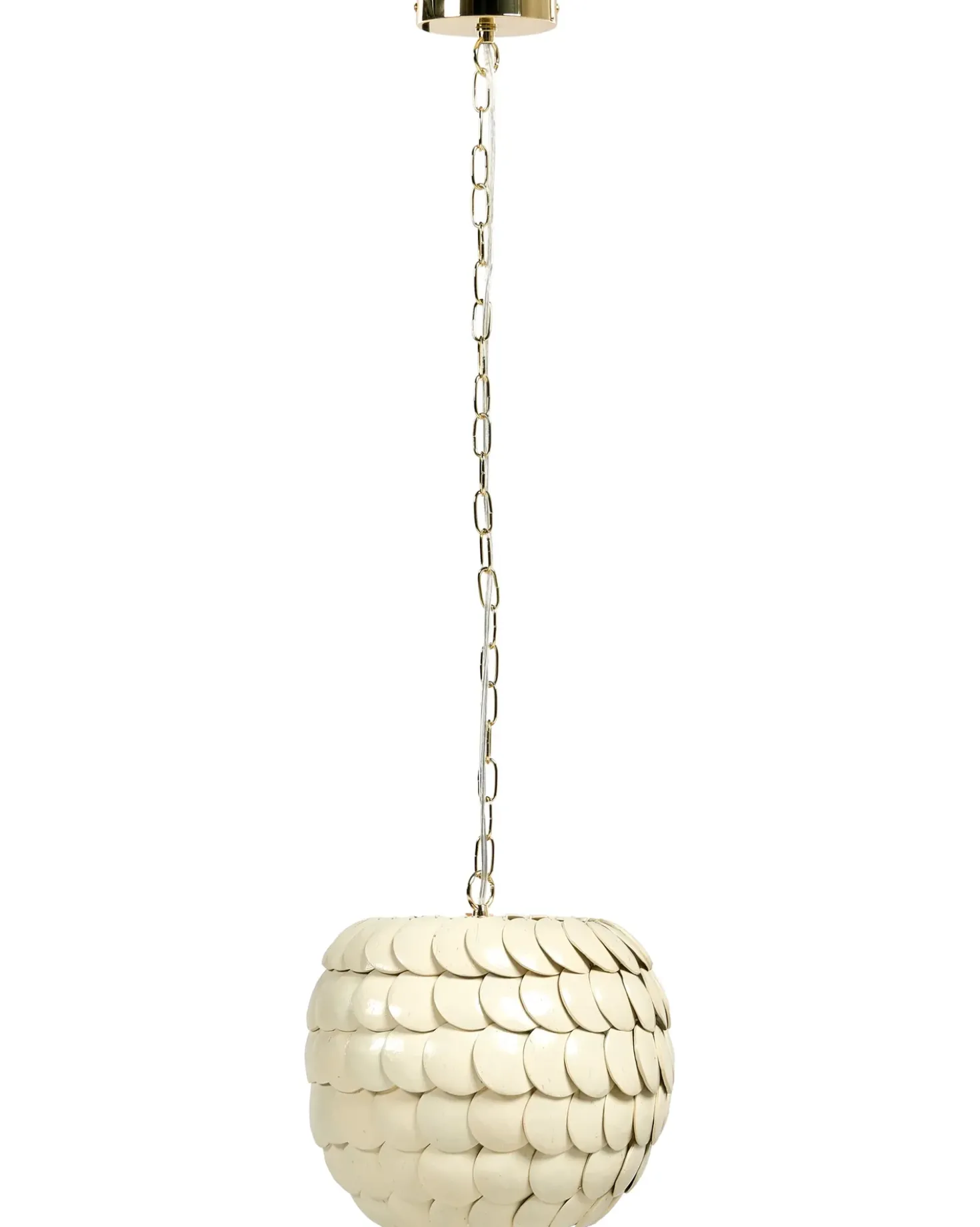 Lampadario MASKELIYA Guscio di cocco Beige