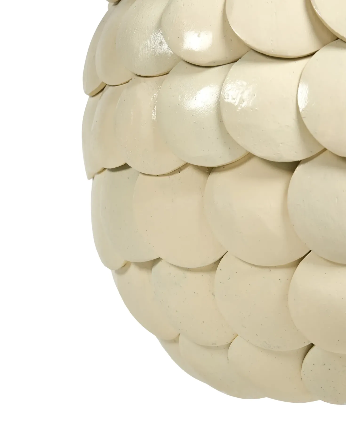 Lampadario MASKELIYA Guscio di cocco Beige