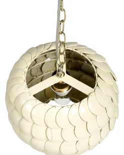 Lampadario MASKELIYA Guscio di cocco Beige