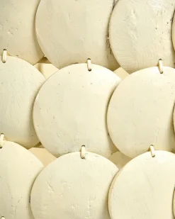 Lampadario MASKELIYA Guscio di cocco Beige