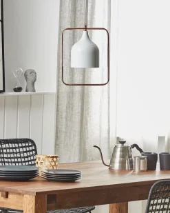 Lampadario MAVONE Metallo Bianco