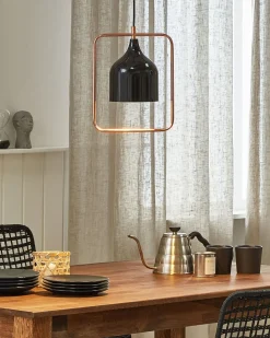 Lampadario MAVONE Metallo Nero