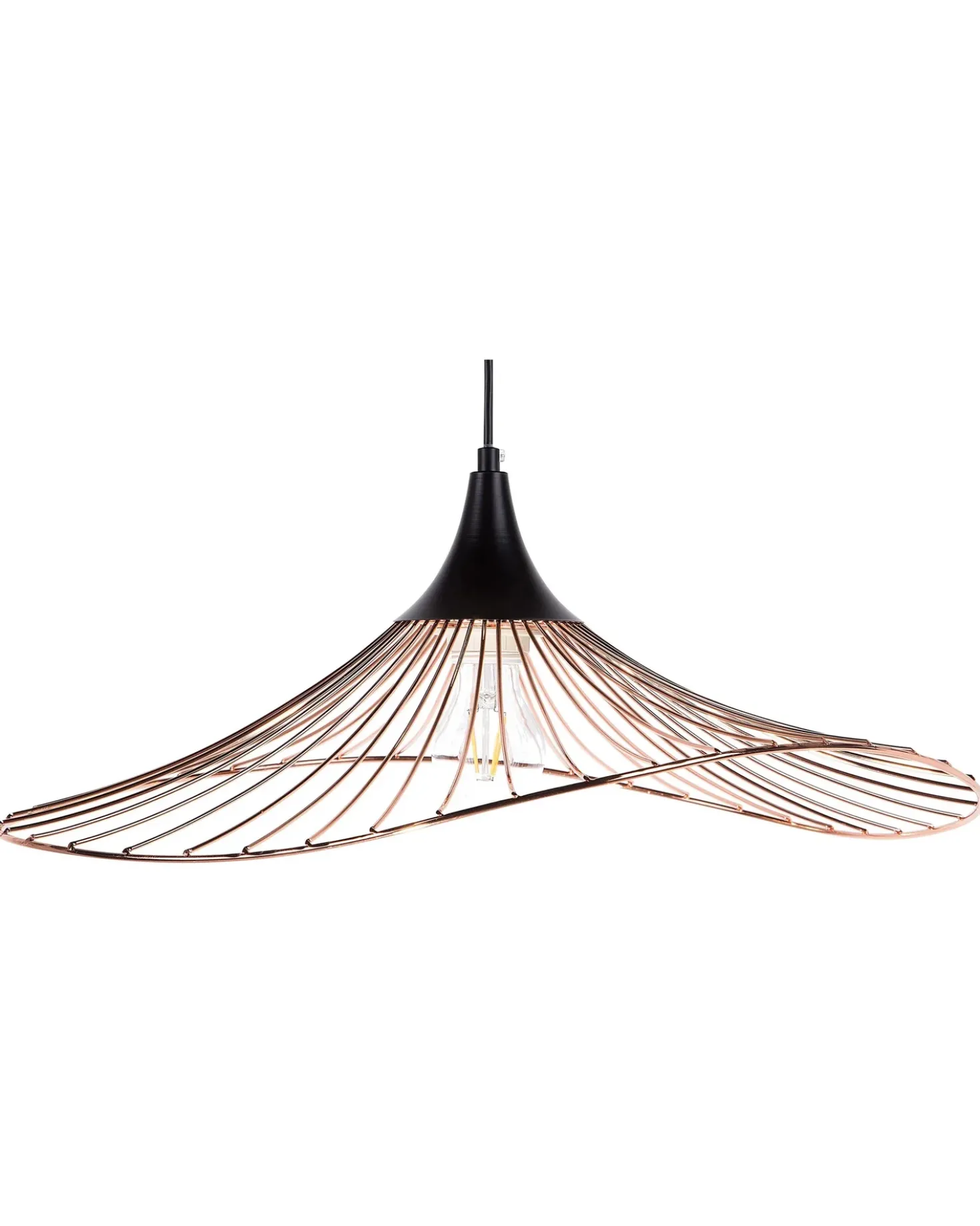 Lampadario MAZARO Metallo Rame