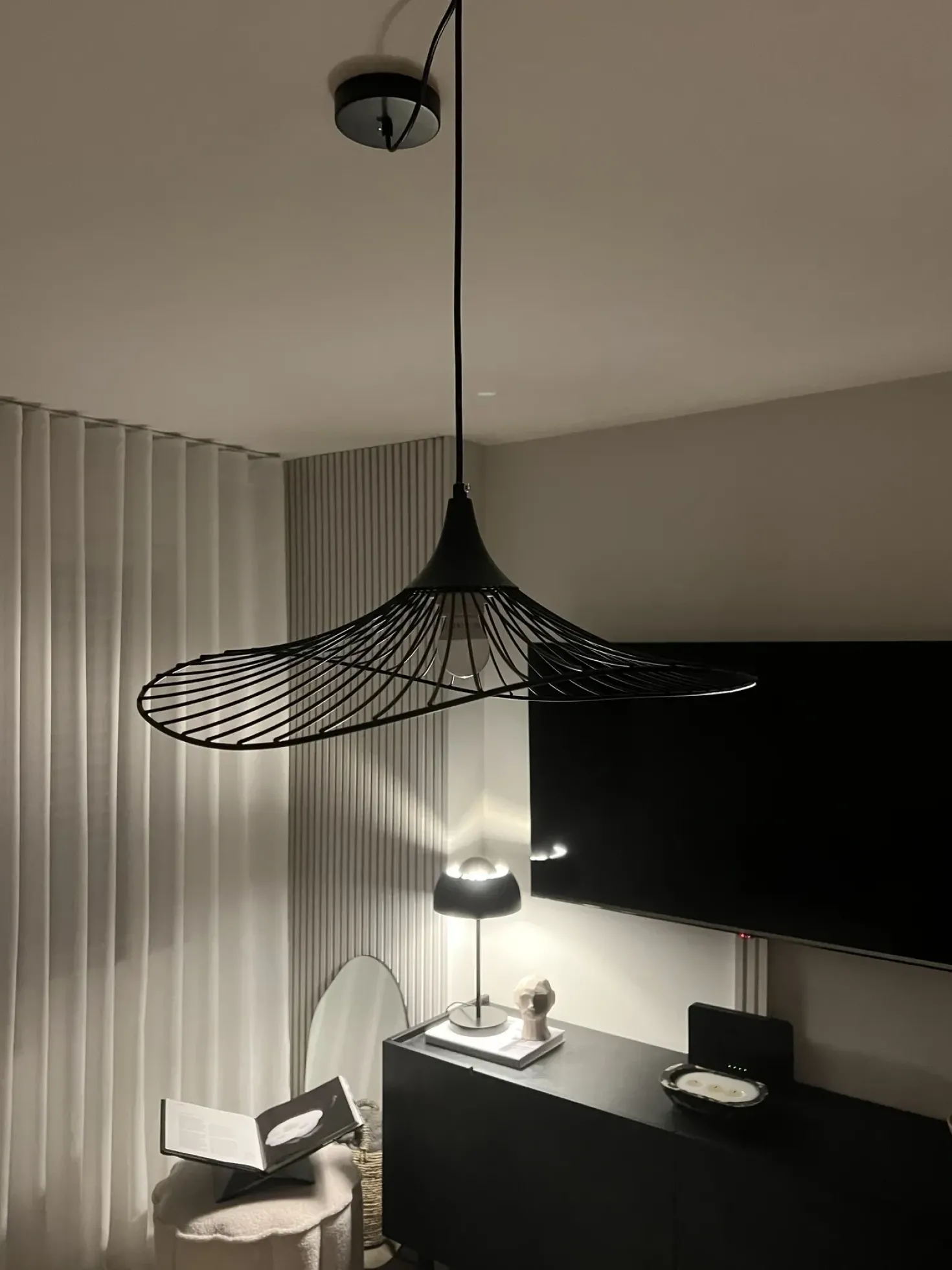 Lampadario MAZARO Metallo Nero