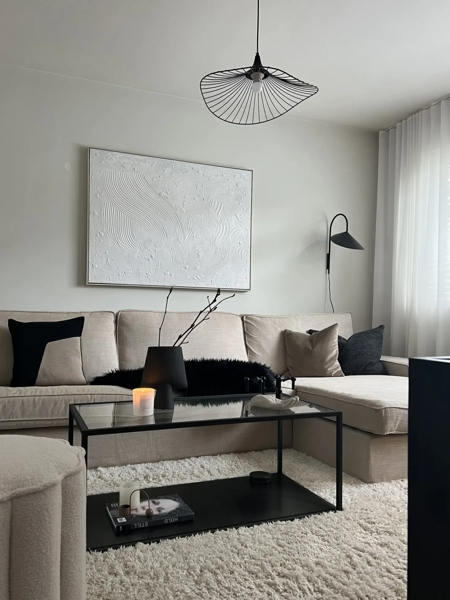 Lampadario MAZARO Metallo Nero