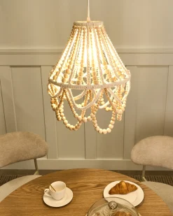 Lampadario MENIK Legno Marrone chiaro