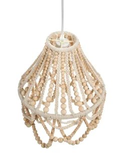 Lampadario MENIK Legno Marrone chiaro
