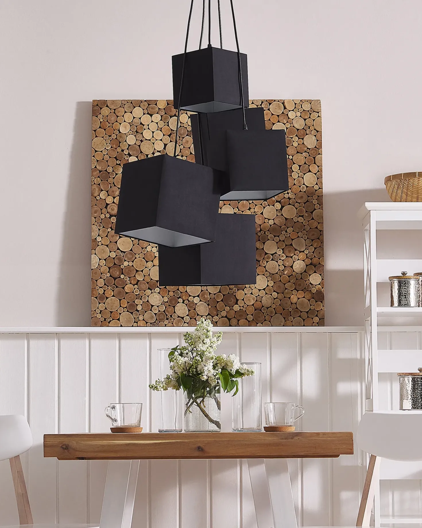 Lampadario MESTA Nero