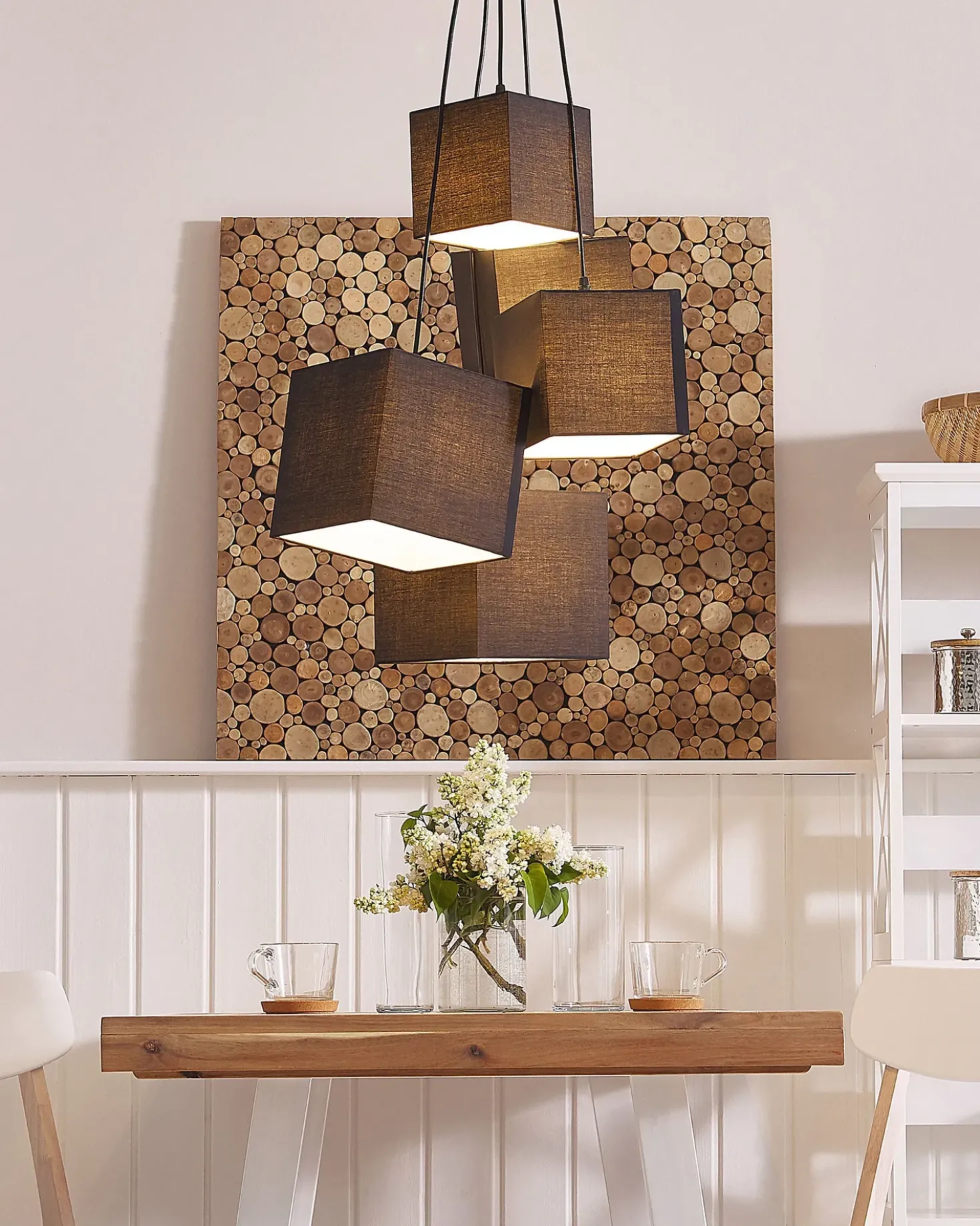 Lampadario MESTA Nero