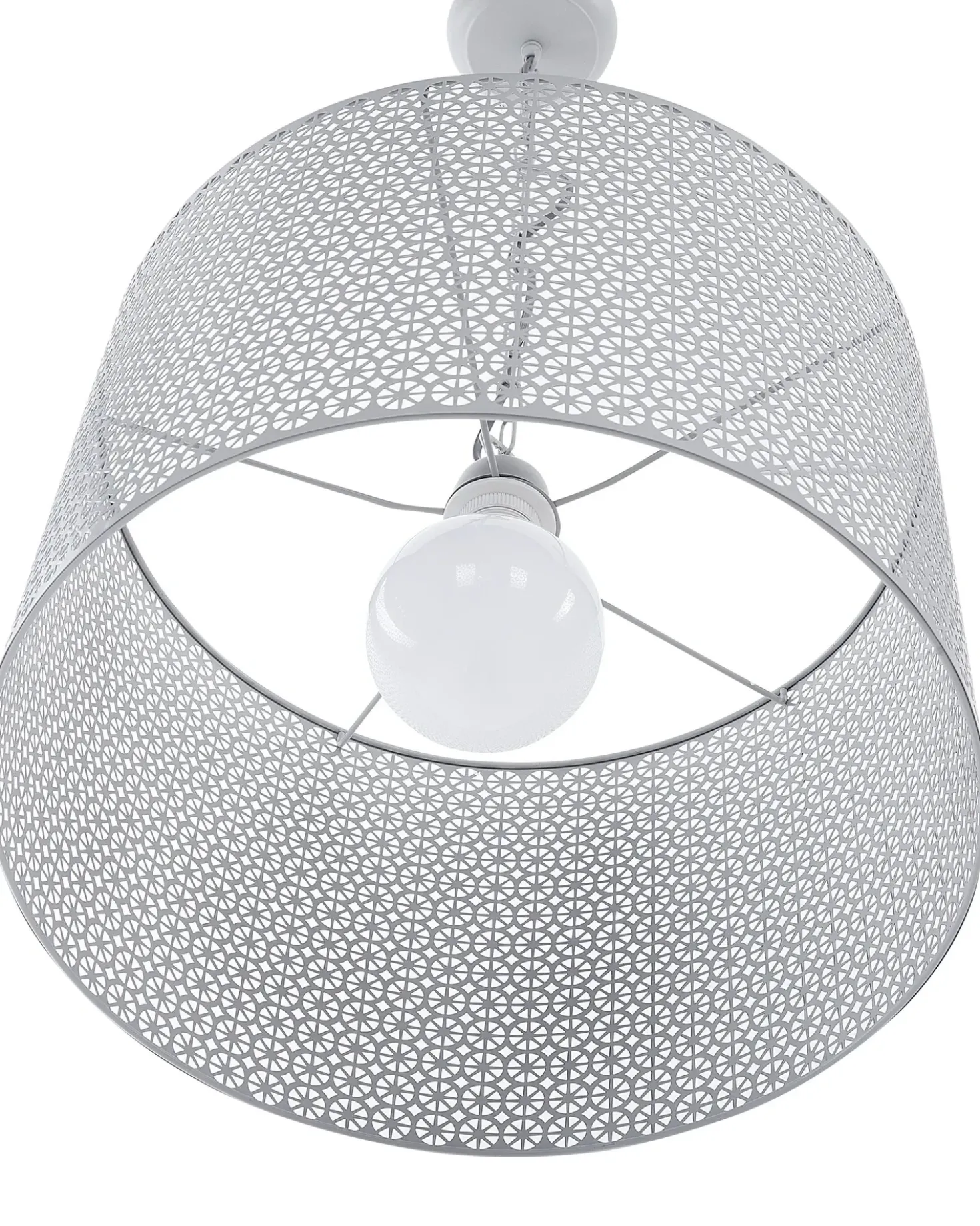 Lampadario MEZEN Metallo Grigio
