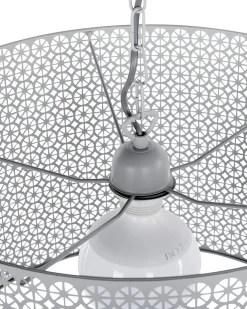 Lampadario MEZEN Metallo Grigio
