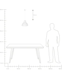 Lampadario MIGUELETE Cartapesta Bianco