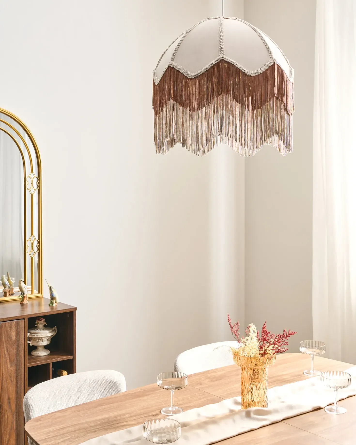 Lampadario MILAGRO Beige